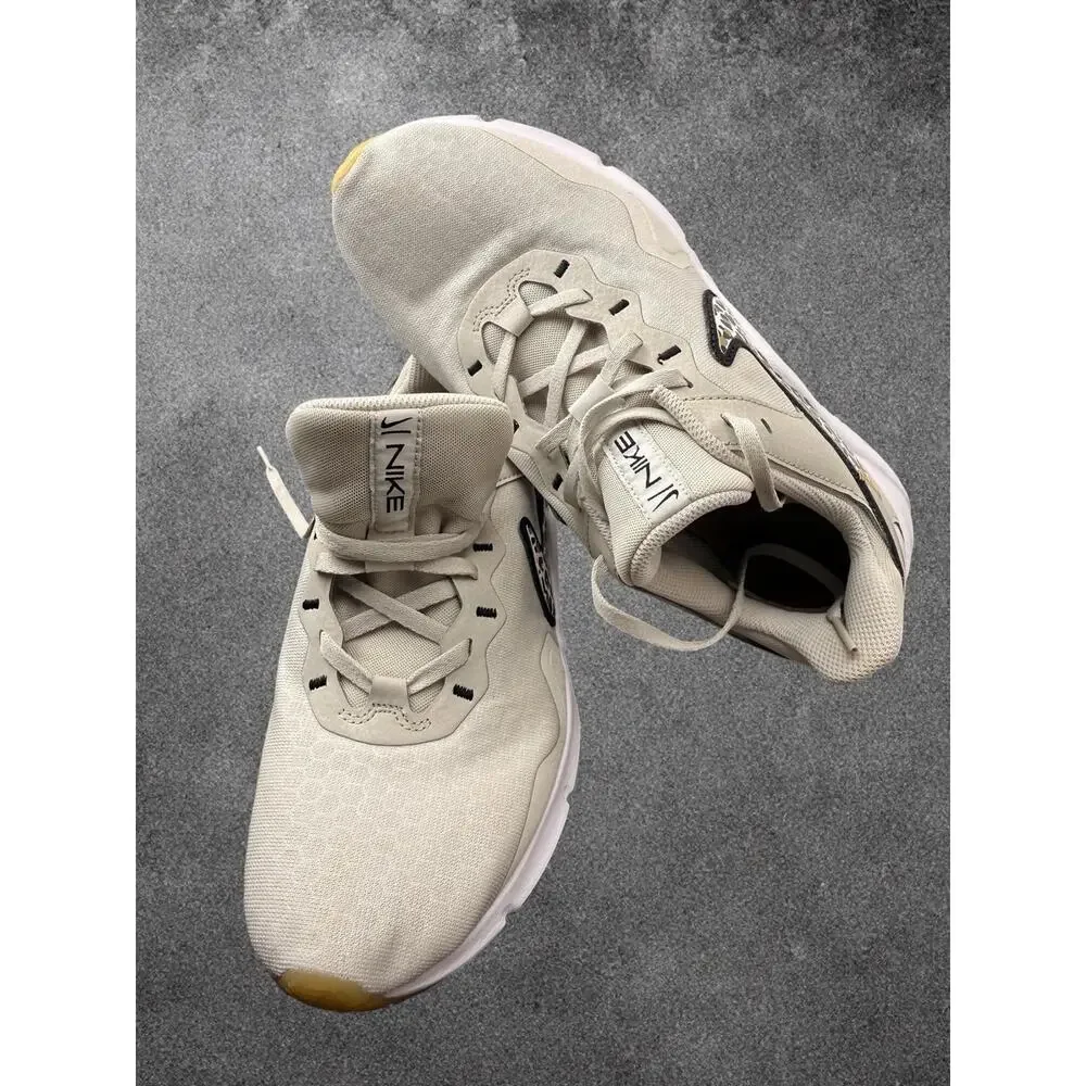 Nike Legend Essential 2 Premium Leopard Animal Print Beige White Black Low Top